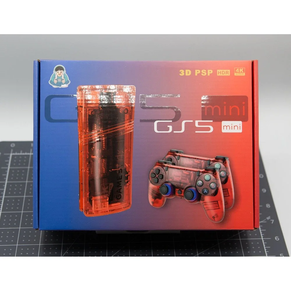 GS5 Mini Game Stick 4K Ultra HD Console 30000 Games 53 Emulators 2 Controllers